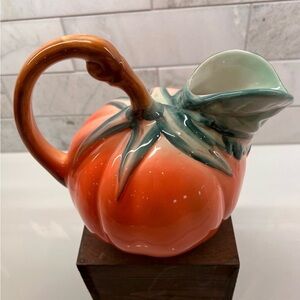 Ceramic glazed pitcher made in Italy